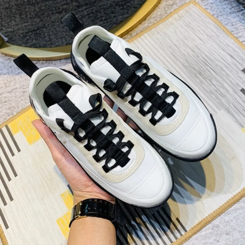 Sports Shoes Handmade Leather Female