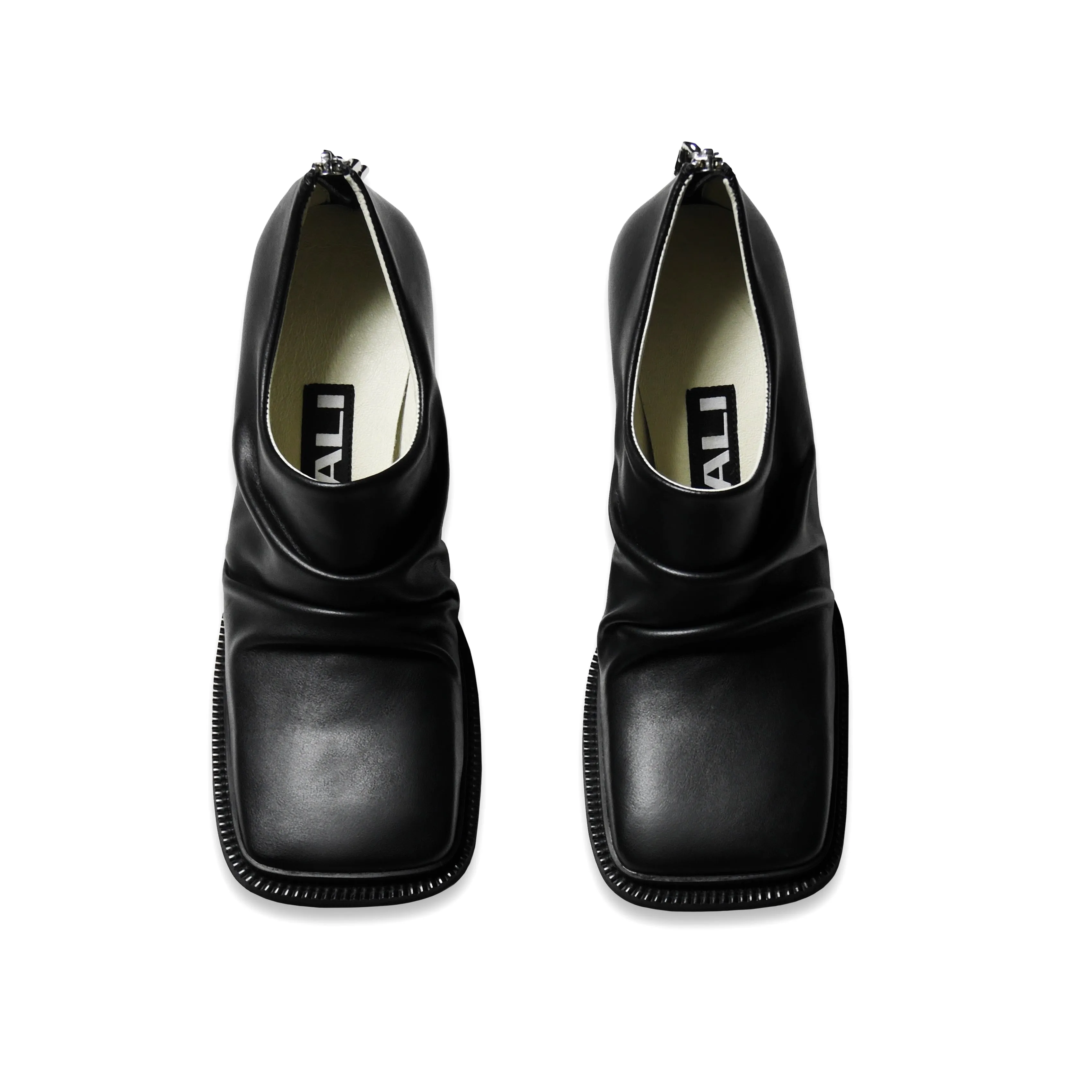 Squared Toe Kitten Heels