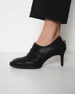 Squared Toe Kitten Heels
