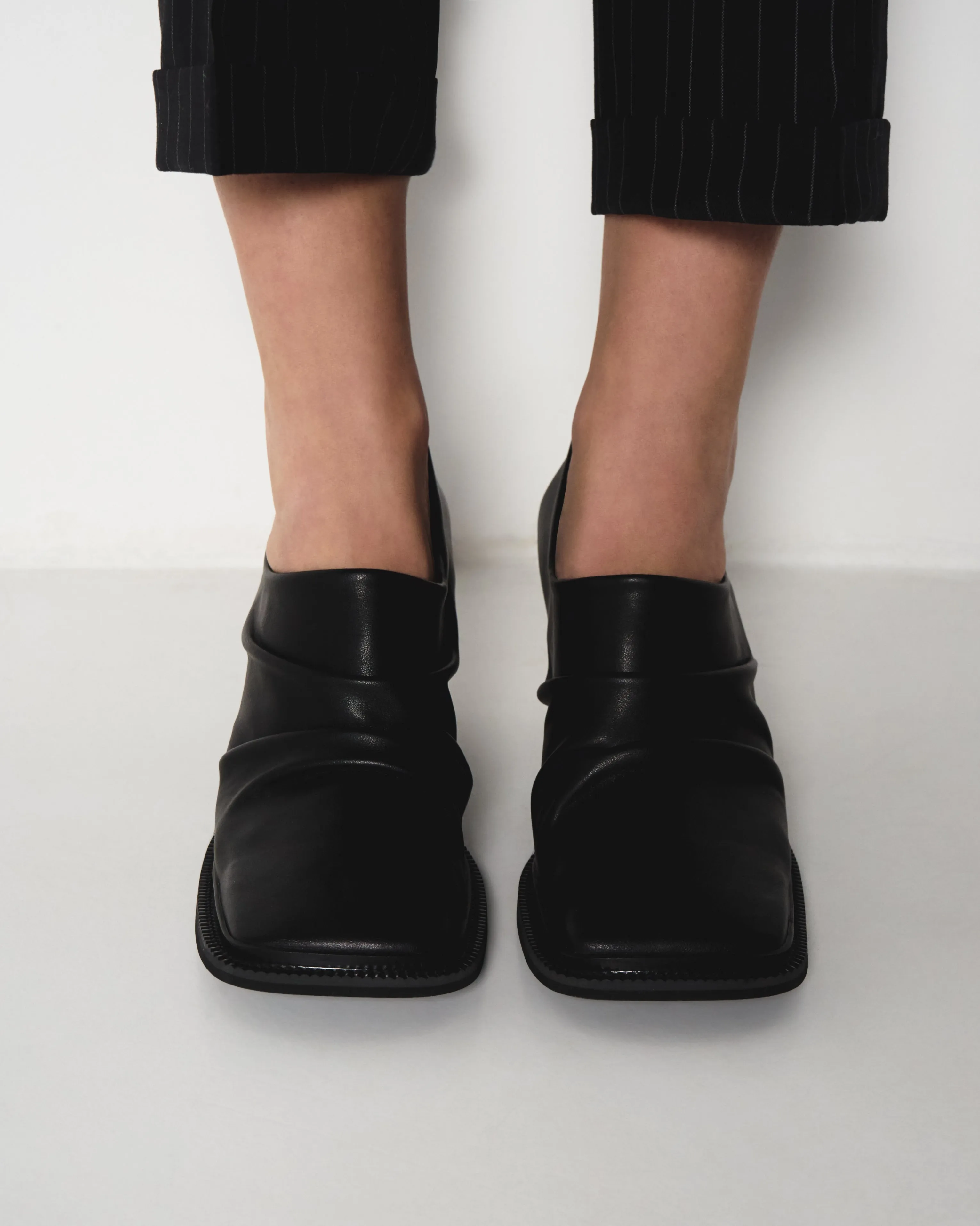 Squared Toe Kitten Heels