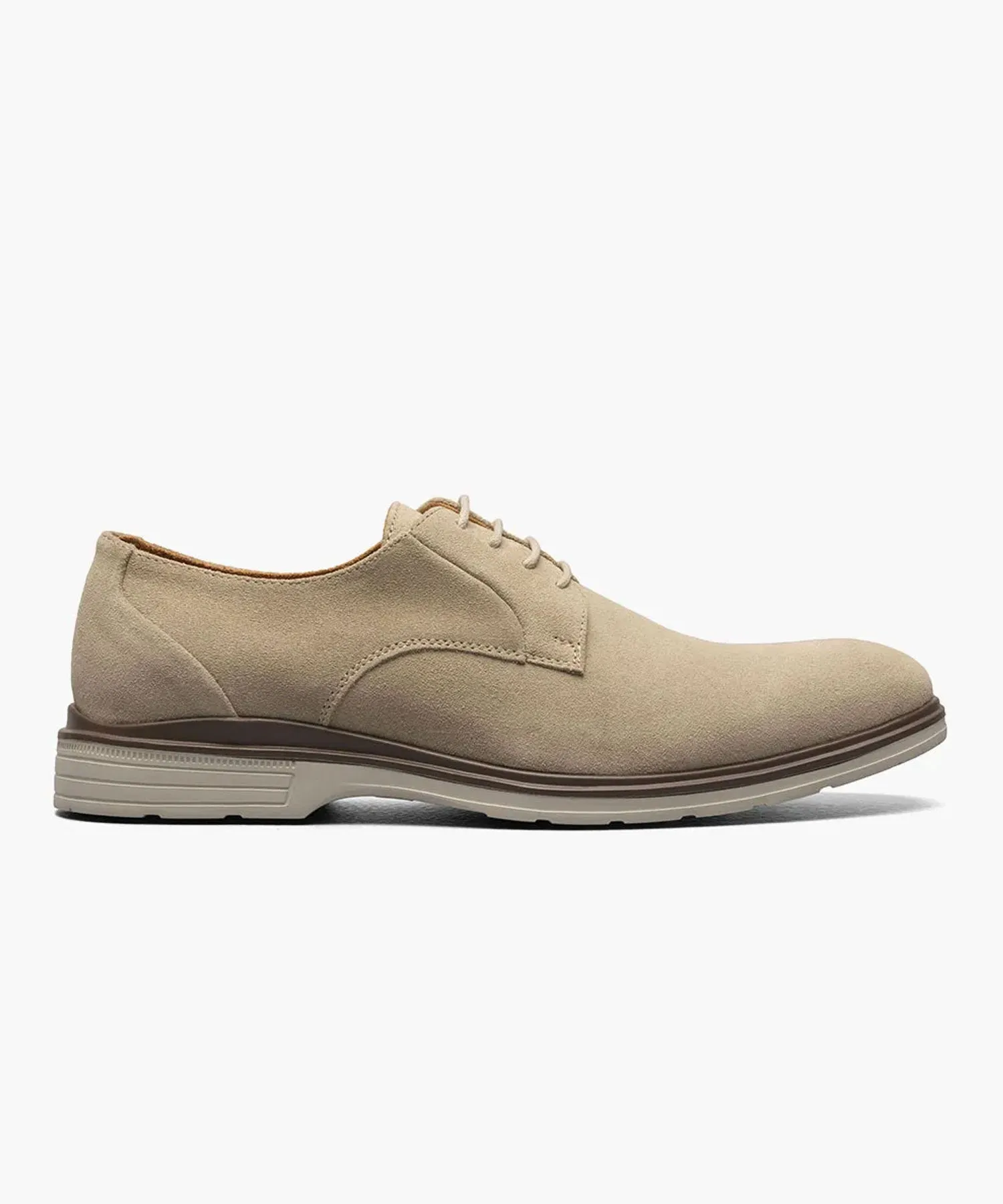 Stacy Adams Tayson Plain Toe Lace Up Shoe - Sandstone