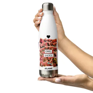 Stainless Steel Water Bottle 'OMG. Shoes'