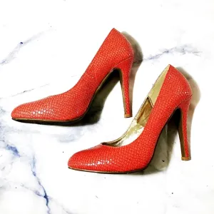 Steve Madden Coral Orange Ronni High Heels Pumps