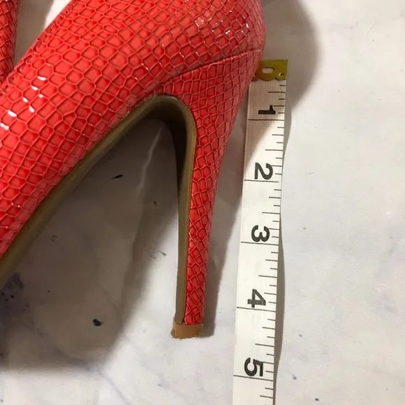 Steve Madden Coral Orange Ronni High Heels Pumps