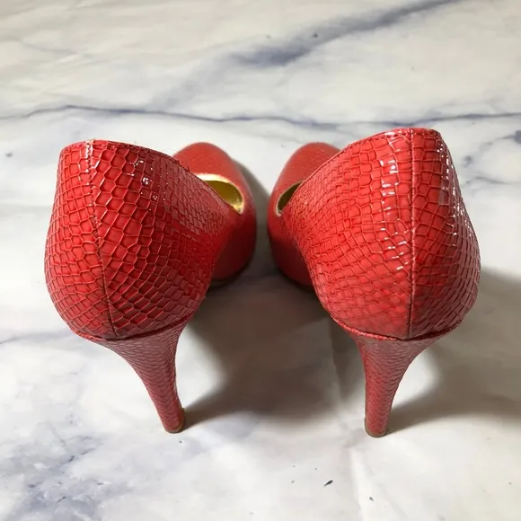 Steve Madden Coral Orange Ronni High Heels Pumps