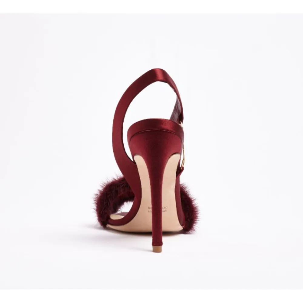 Strappy Mink Heels