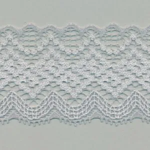 Stretch Trimming Lace #100 Pale Silver