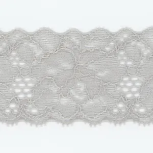 Stretch Trimming Lace #100 Pale Silver