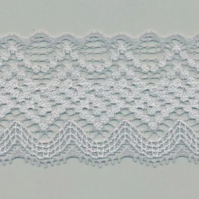 Stretch Trimming Lace #100 Pale Silver