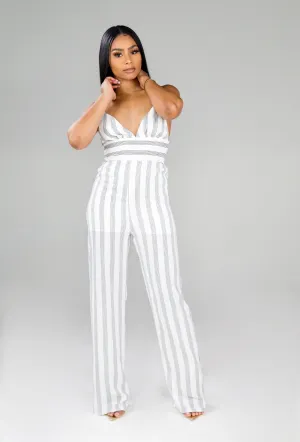 STRIPE JUMPSUIT