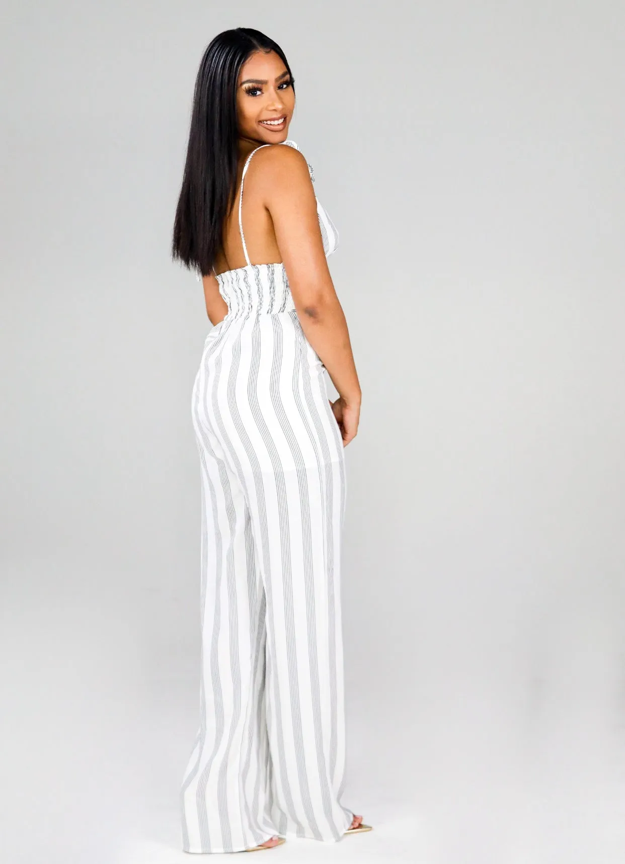 STRIPE JUMPSUIT