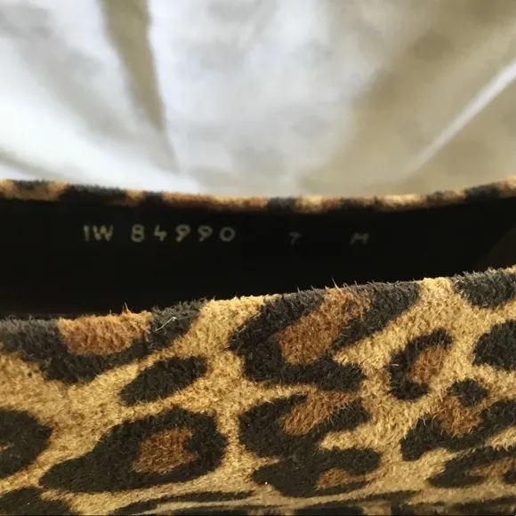Stuart Weitzman Leopard Print Shoes Size 7