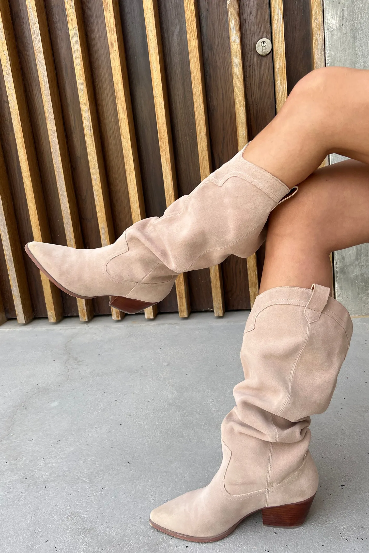 Suede Cowboy Boot