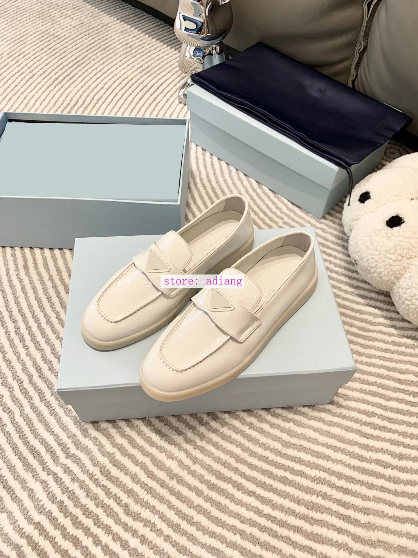 suede leather flats fashion comfort boat shoes women 35-40 men 39-45 2023 high quality