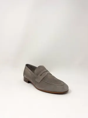 Summer Penny Loafer in Grey Suede