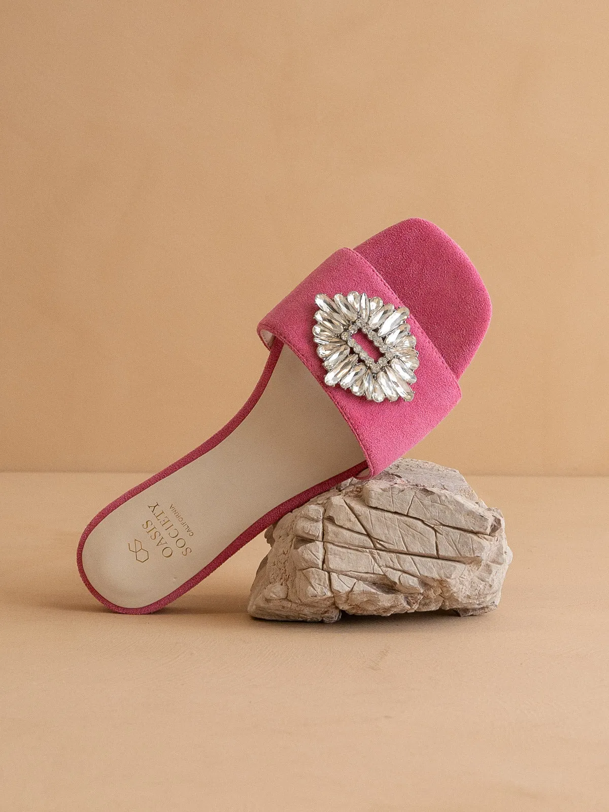 The Dream | Fuchsia Gorgeous Suede Sandal
