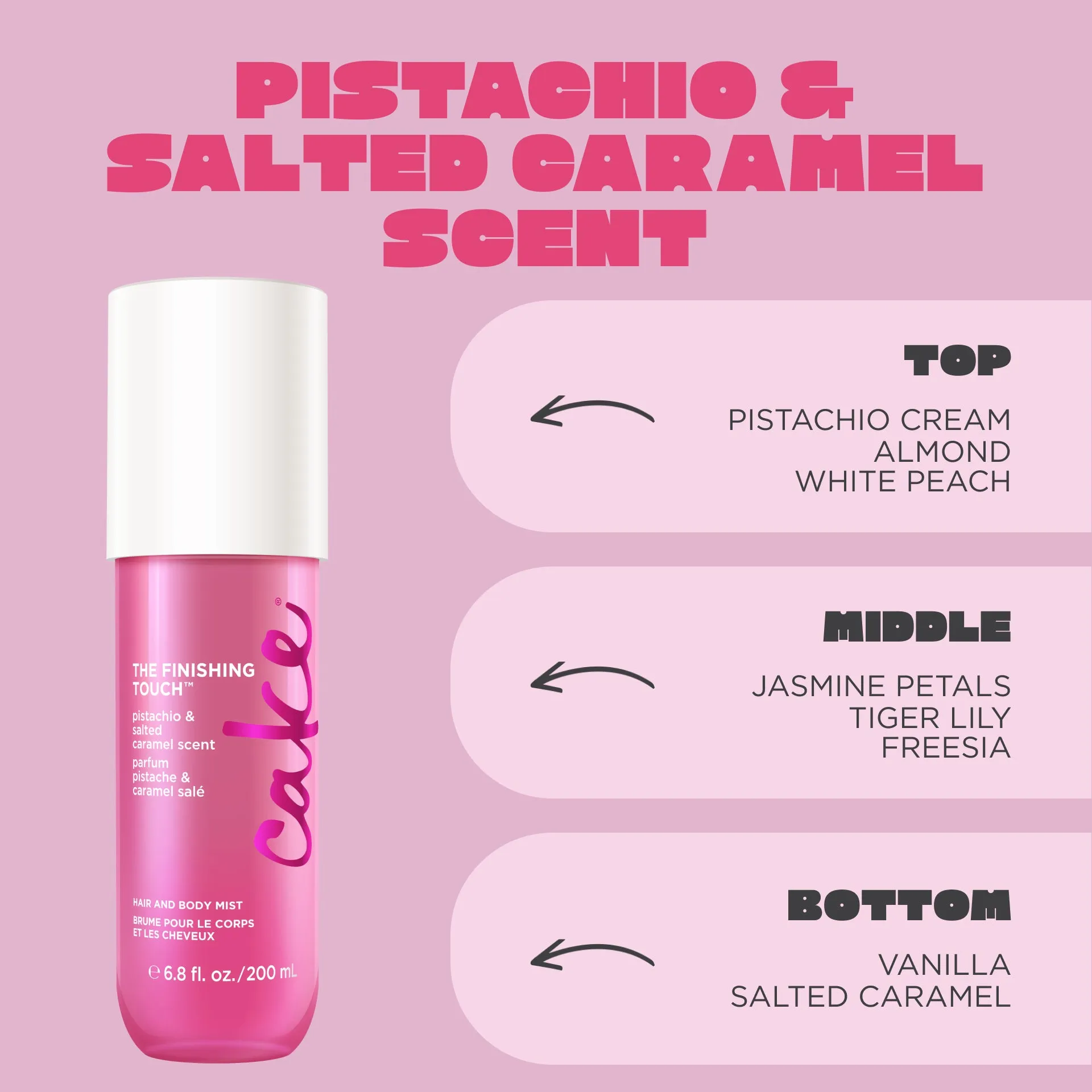 The Finishing Touch™  Pistachio & Salted Caramel Hair & Body Mist, 200 mL