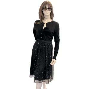 The Maison Jules Pearl Midi Tulle Skirt NWT