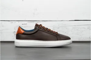 The Puff Sneaker in Chocolate Calf