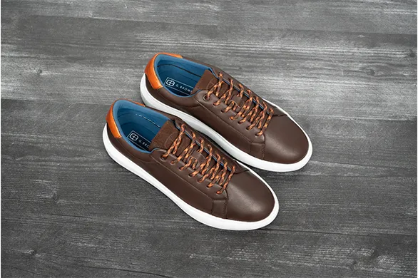 The Puff Sneaker in Chocolate Calf