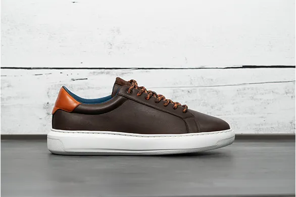 The Puff Sneaker in Chocolate Calf