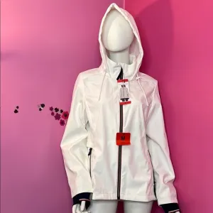 Tommy Hilfiger Ladies' Lightweight Windbreaker for white size medium