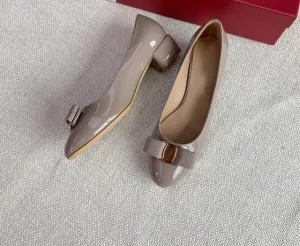 Top Quality Handmade Women's Shoes 100% Real Leather Heels Shoes Women Hot Selling Classic Brand Flats Shoes Bow Shoes Size34-42