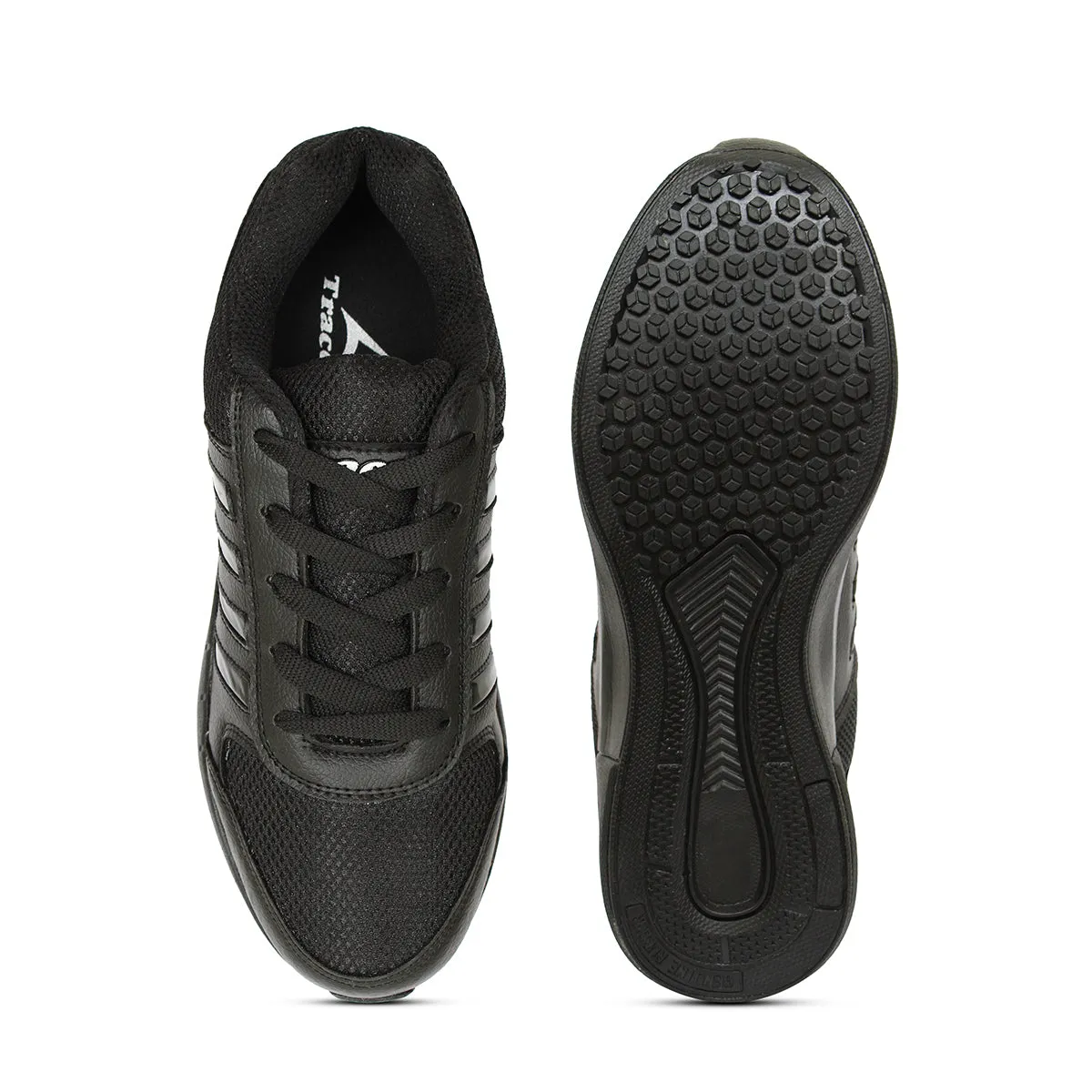 Tracer Tr-11 Unisex Lightweight School Shoes with Laces (6-11) - Black