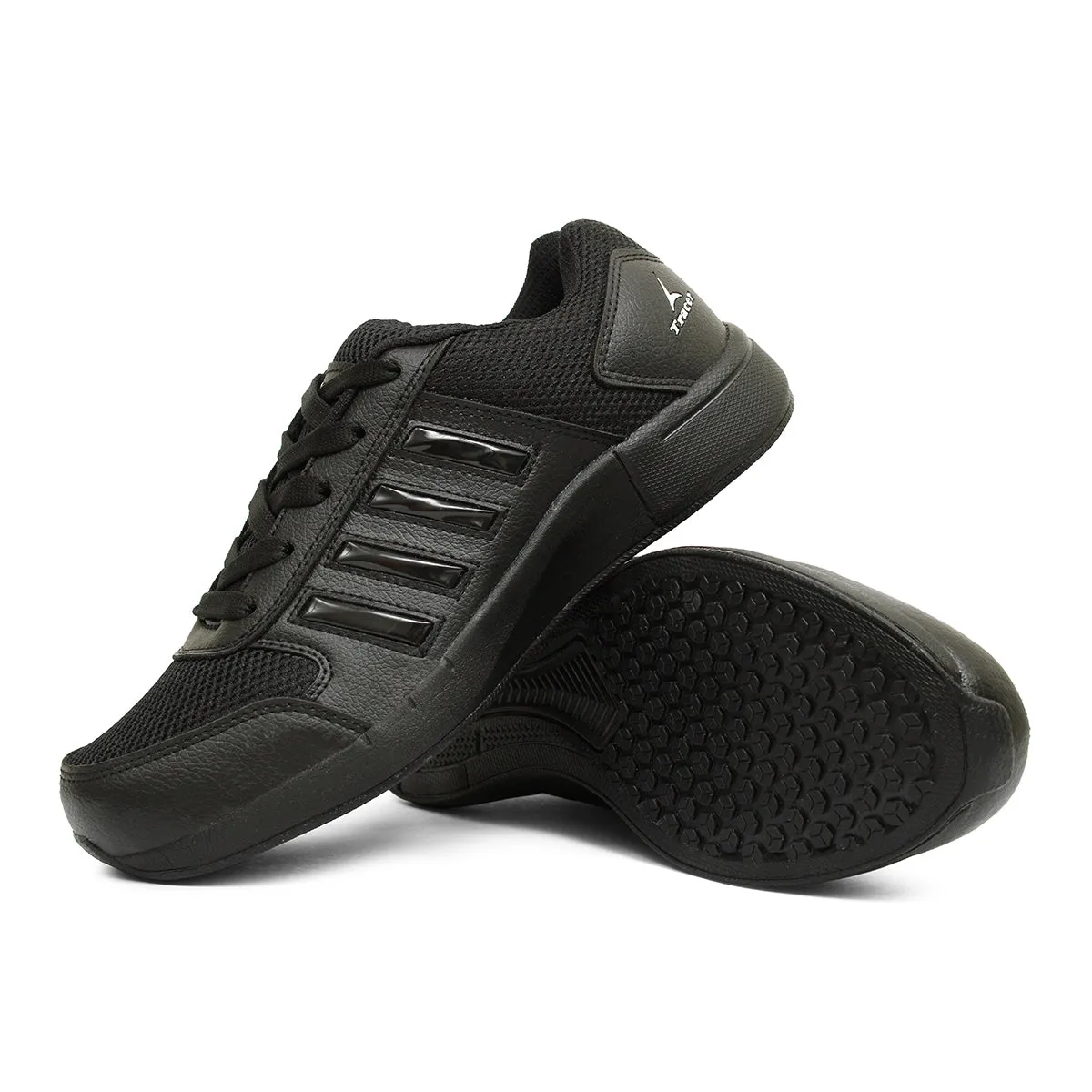 Tracer Tr-11 Unisex Lightweight School Shoes with Laces (6-11) - Black