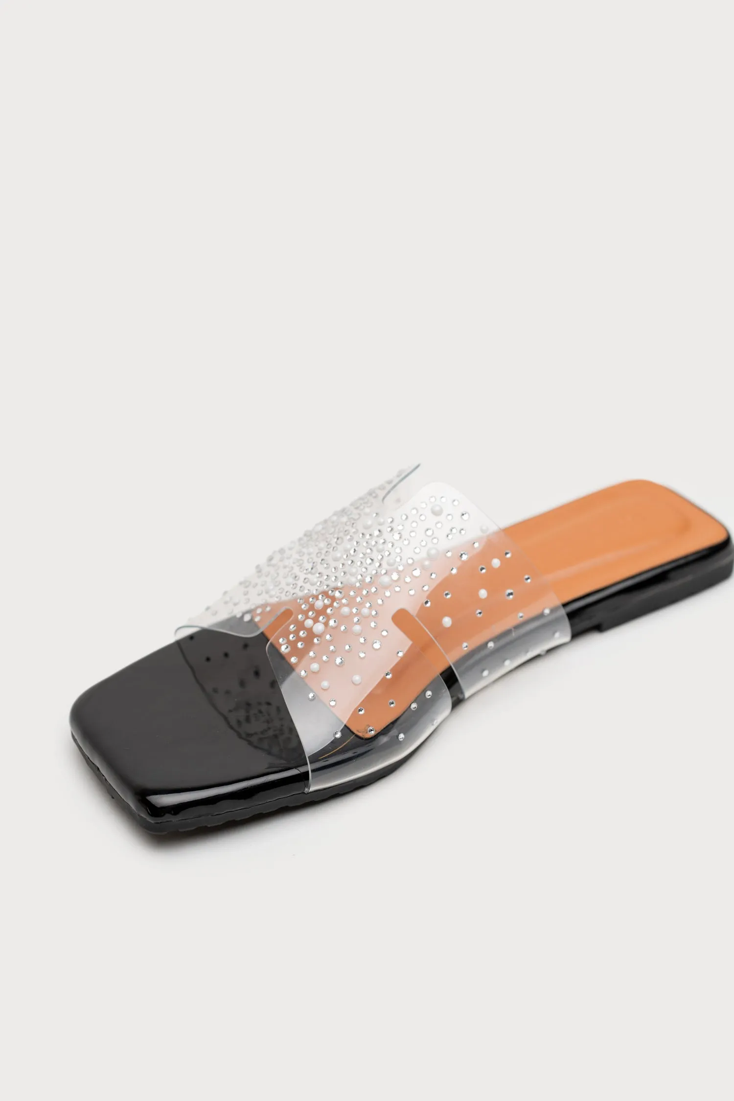Transparent Strappy Flats