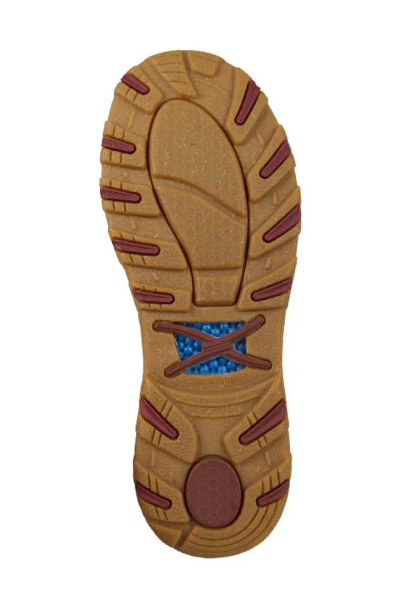 Twisted X Mocs Womens Aztec Cell-Stretch Brown/Aztec