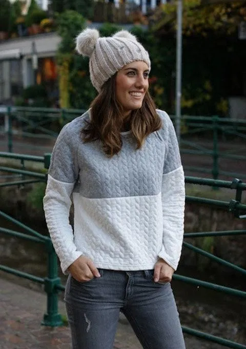 Two Tone Sweatshirt