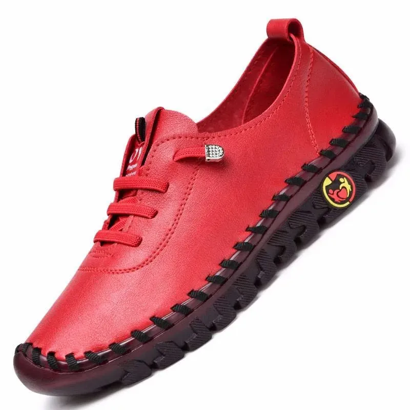 Ultra Soft Orthopedic Shoes for Women Bottom Leather Flats for Walking