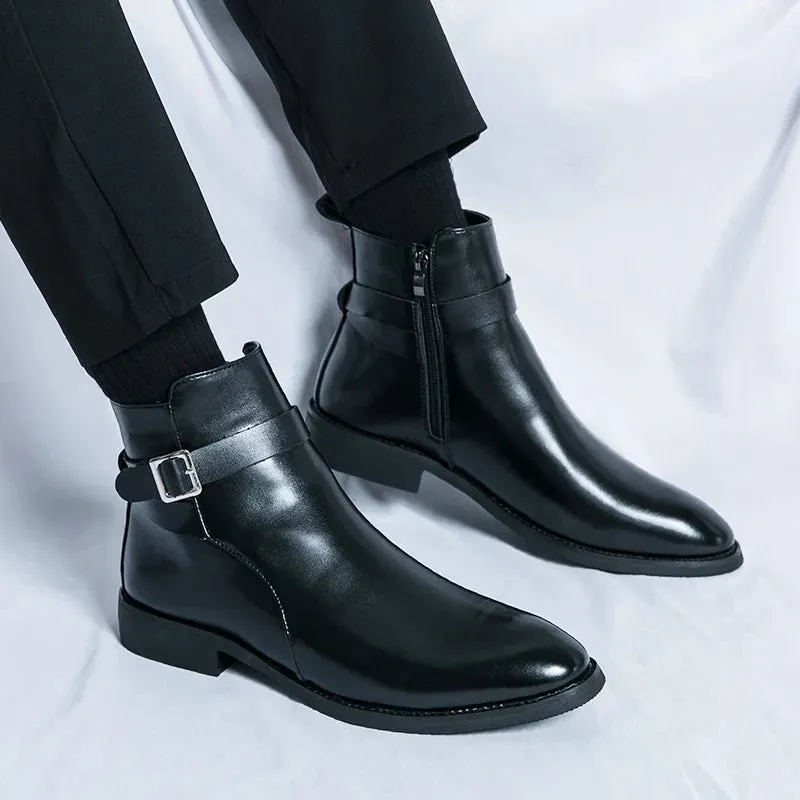 UrbanStep Winter High-Top Chelsea Stiefel