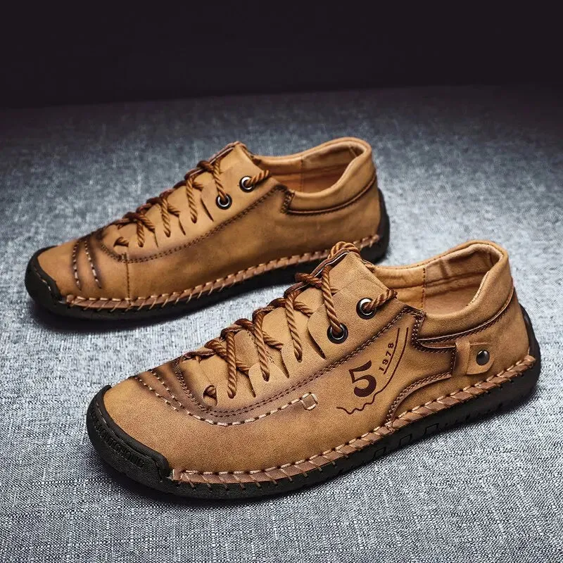 UrbanStride Herren-Lederschuhe Freizeit