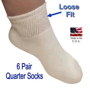 USA Diabetic Socks for Men and Women - Wide - Loose Top - With Free Shipping