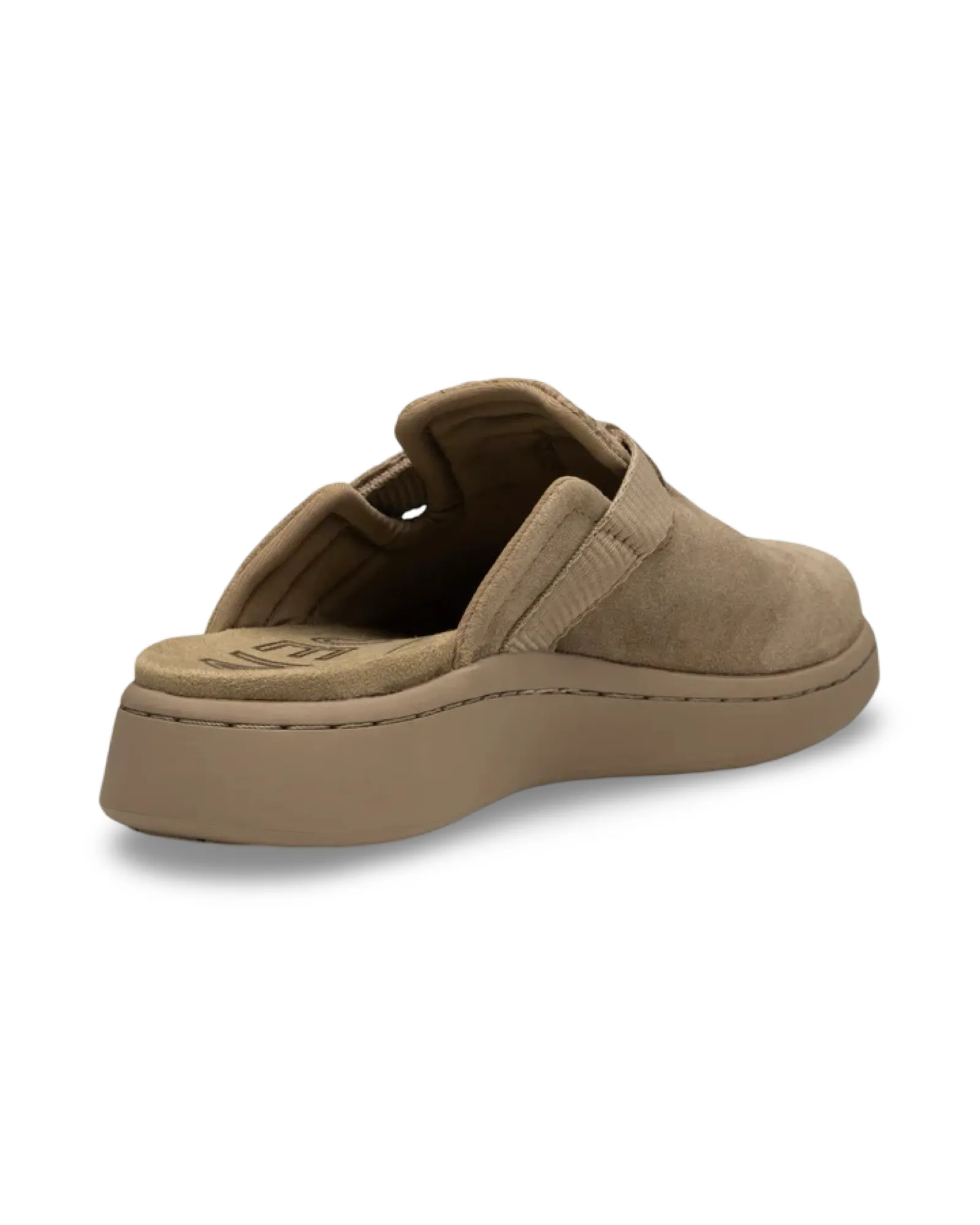 Vega Clog By Woden - Suede Silver Mink