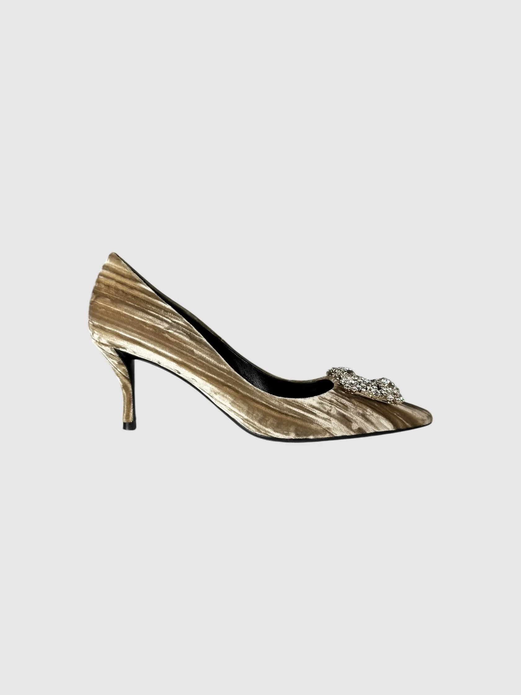 Velvet Kitten Heels
