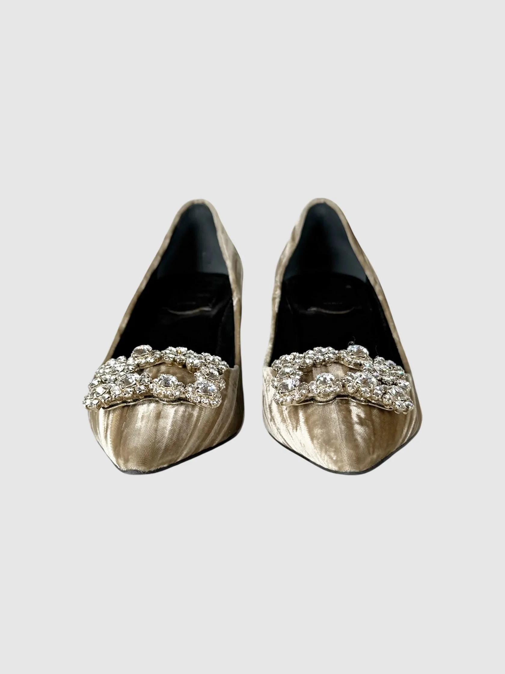 Velvet Kitten Heels