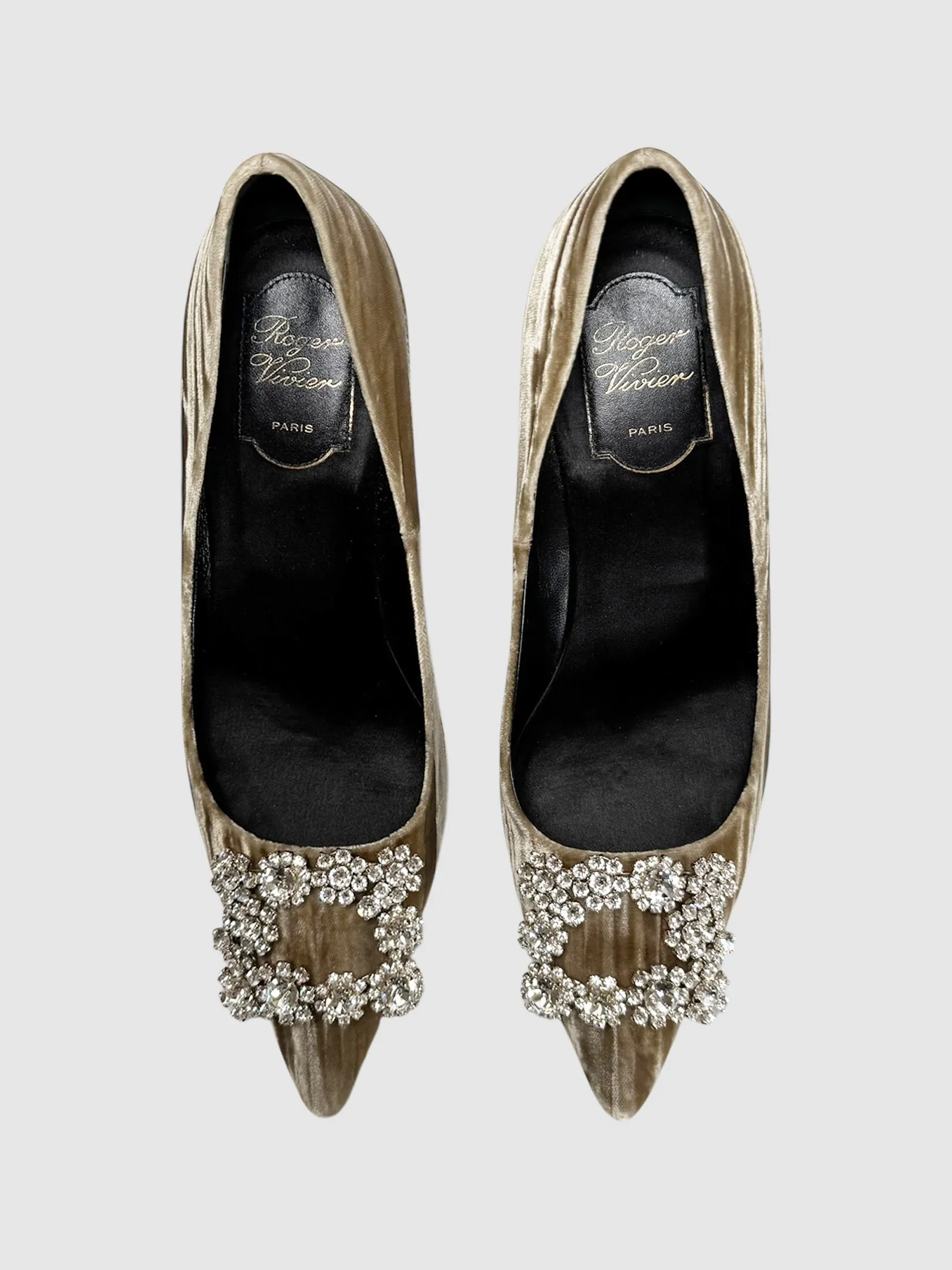 Velvet Kitten Heels