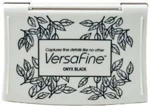 versafine ink pad - onyx black