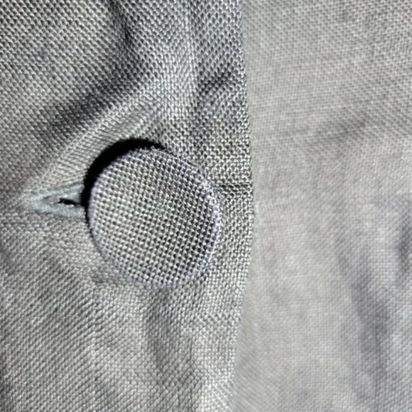 vintage dream girls button front midi linen straight pencil skirt black medium