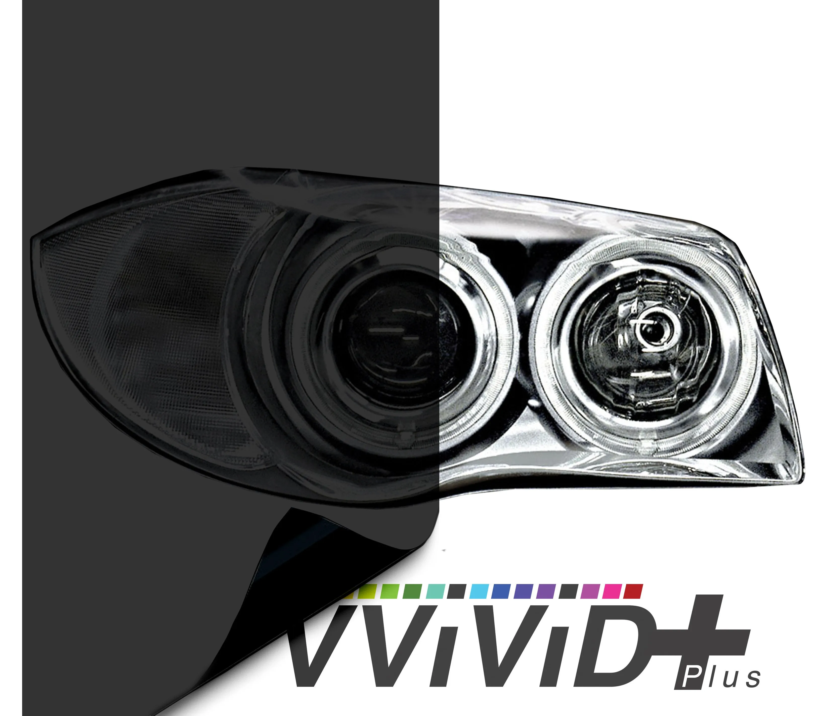 VViViD  Dark Smoke Air-tint® Headlight Tint
