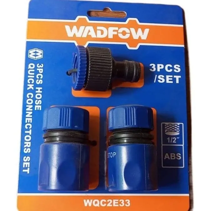 Wadfow 3 Pieces Hose Quick Connectors Set - WQC2E33