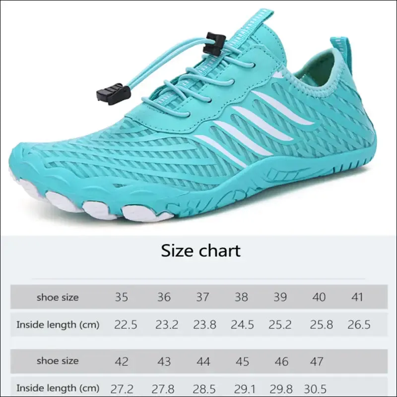 Water shoes for men and women - quick dry, breathable aqua sneakers