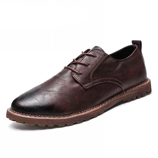 West Louis™ Designer Flats Male Casual Shoes