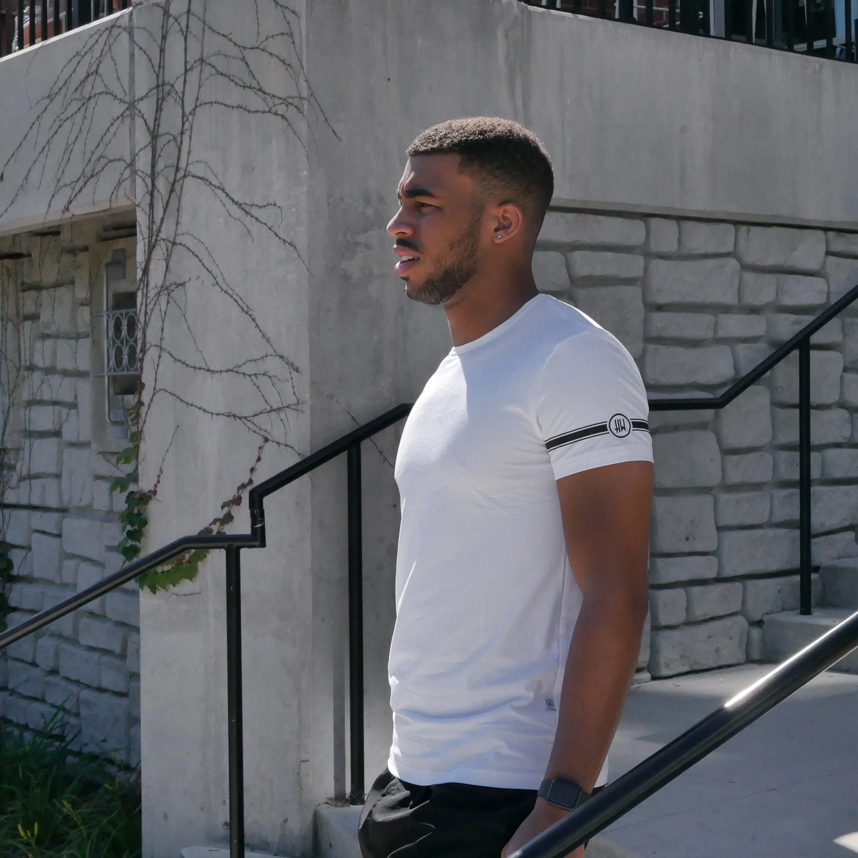 White Fitted Tee (2-Pack)