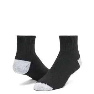 Wigwam Diabetic Sport Quarter Midweight Sock - Black