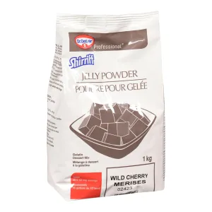 Wild Cherry Jelly Powder - 2 x 1 kg - Oetker - Shirriff - Baking Mixes and Ingredients - Canadian Distribution