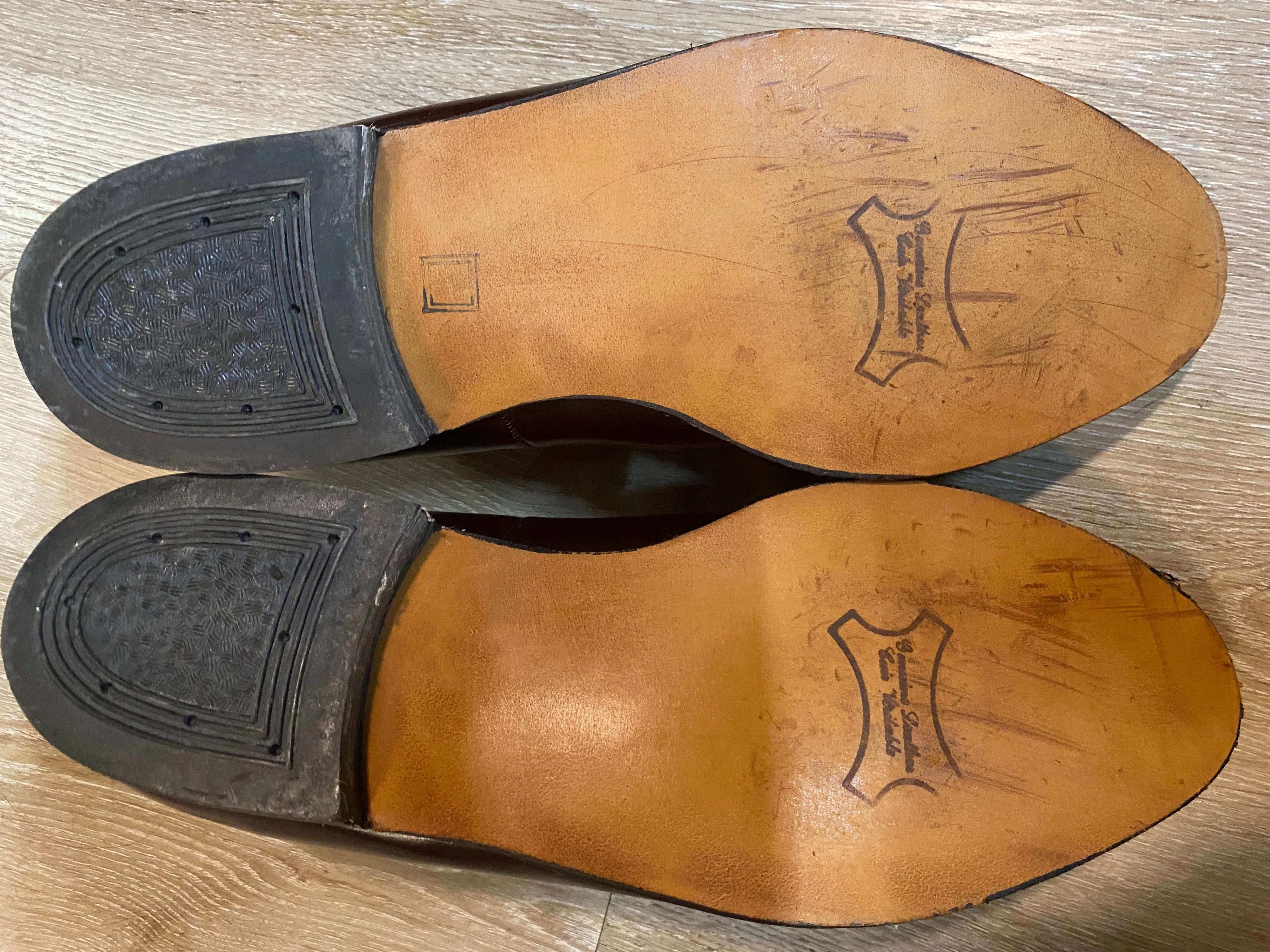 Wingtip Brogue Tradition Loafer Shoes 7M 39/40 (Czechoslovakia)